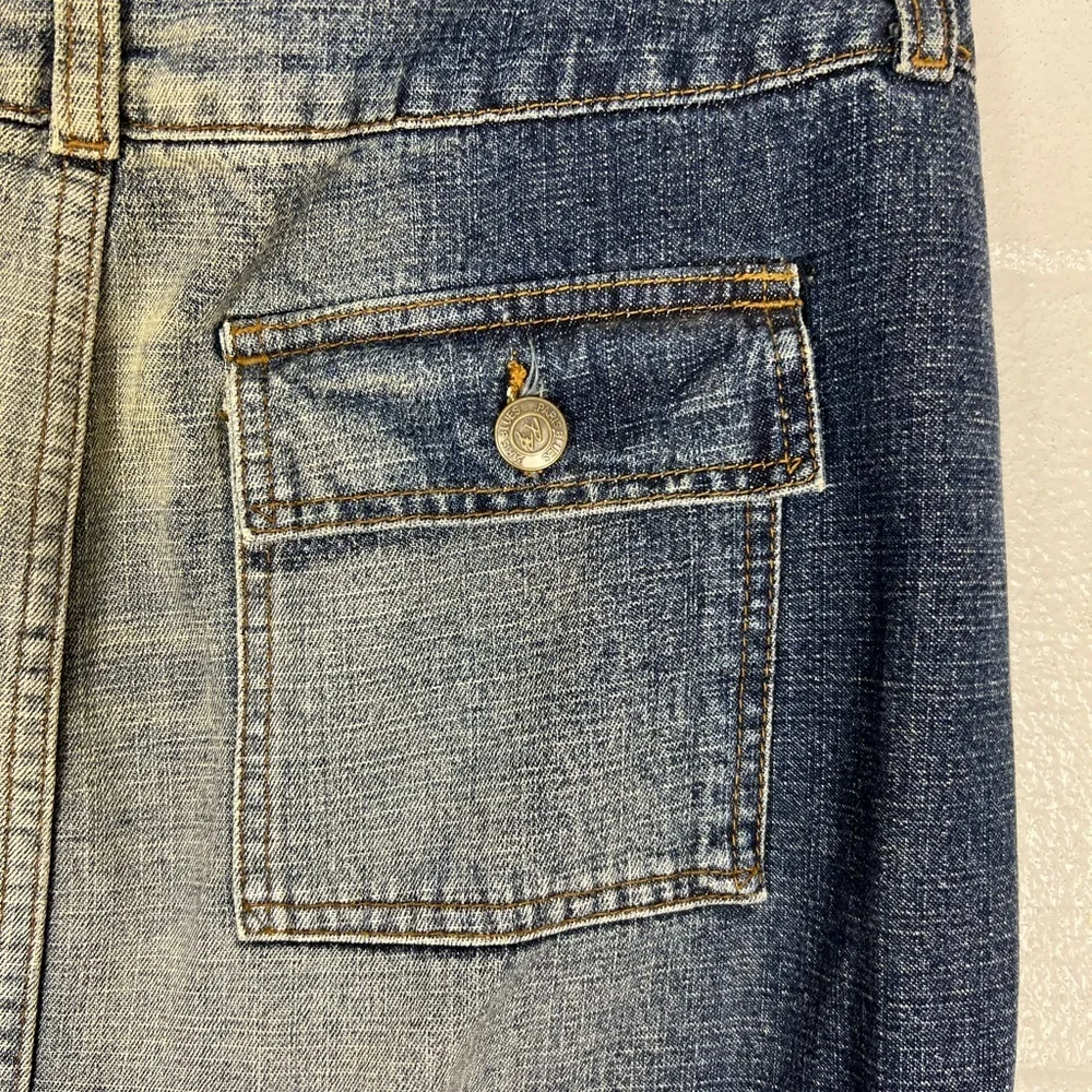 Vintage Paris Blues Denim Skirt Straight Maxi Y2K size 11 - Picture 6 of 8